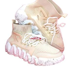 Women's New "PONY Designer Knit High Top" Sneakers - sz. 9